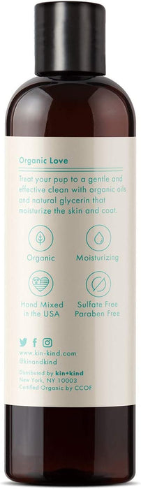 kin+kind kin organics Jasmine+Lily Organic Dog Shampoo, 12 oz