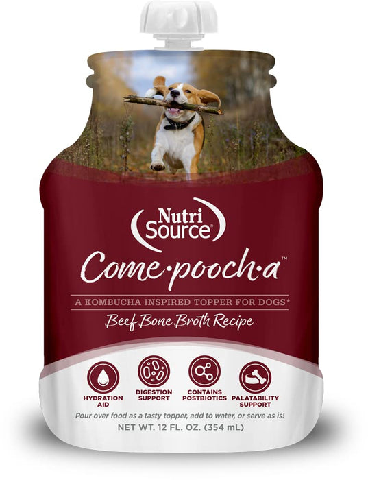 NutriSource Come-Pooch-A Broth 12oz (Beef)