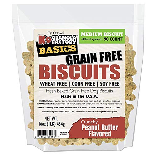 K9 Granola Factory Simply Biscuits With Peanut Butter, Medium