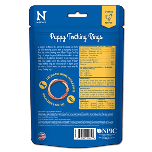 N-Bone Puppy Teething Rings Chicken Flavor Dog Treat