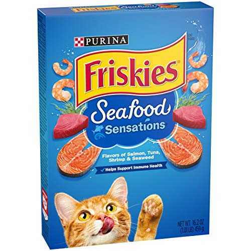 Friskies Cat Food, Seafood Sensations, 16.2 oz