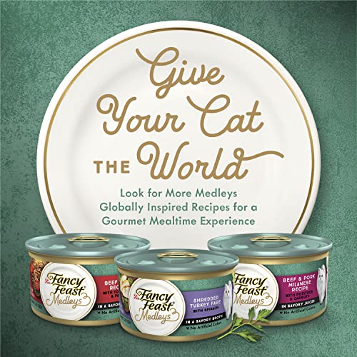 PURINA Fancy Feast Medleys White Meat Chicken Florentine with Garden Greens in a Delicate Sauce Adult Wet Cat Food