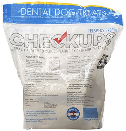 Checkups- Dental Dog Treats, 24ct 48 oz. for dogs 20+ pounds Two Pack
