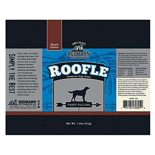 Redbarn Roofle Premium Dog Treats (25 Count)
