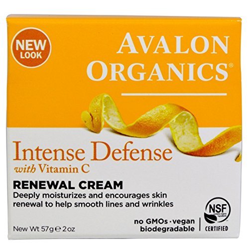 Avalon Organics Vitamin C Renewal Facial Cream 2 oz (Pack of 7)