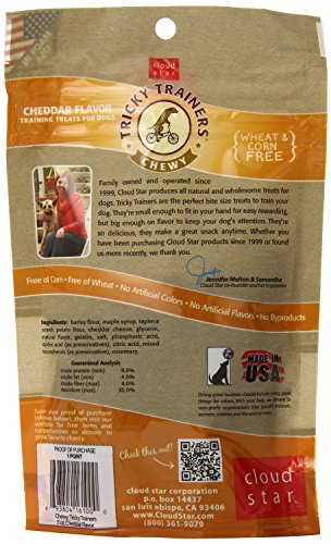 Tricky Trainers Cloud Star Chewy Cheddar, 5-Ounce Bags (Pack of 2)