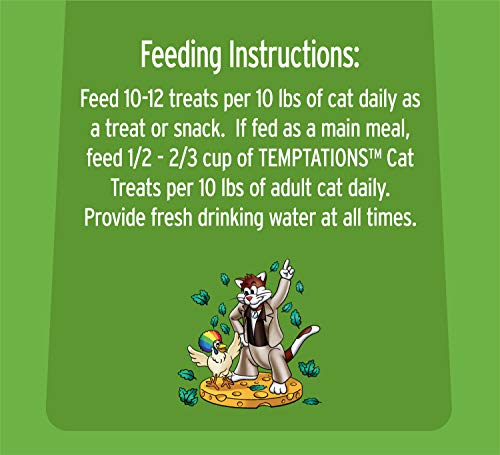 TEMPTATIONS MixUps Treats for Cats CATNIP FEVER Flavor 16 Ounces