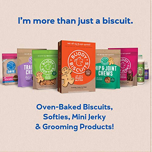 Buddy Biscuits, Soft & Chewy Treats for Small & Large Dogs, Made in USA Only, Training or Snack Size (Packaging May Vary)