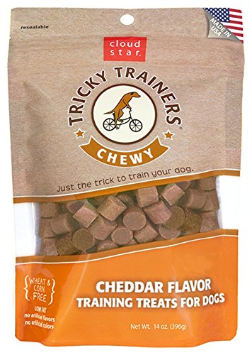Cloud Star Tricky Trainers Chewy Dog Treats - Cheddar Flavor - 14 Oz.