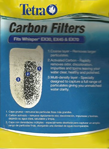 Tetra Whisper Ex Carbon Filter Large 4pk