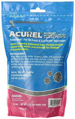 Acurel LLC Economy Activated Filter Carbon Pellets, 6-Pounds (2 Packages, 3 Pounds each)