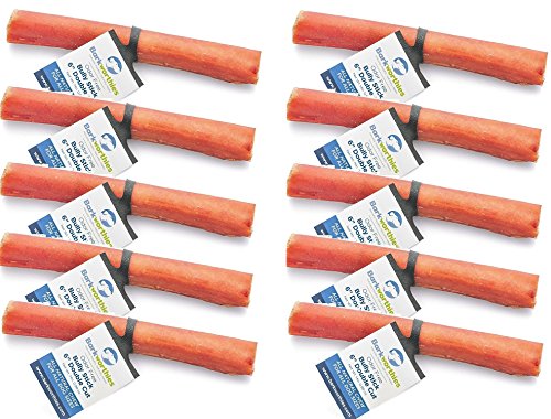 Barkworthies Bully Stick Odor-Free Double Cut 6" Each (10 Pack)