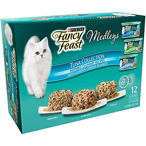 Pack of 12, 3-Ounce Cans, Tuna Florentine, Tuscany & Primavera Recipes Wet Cat Food