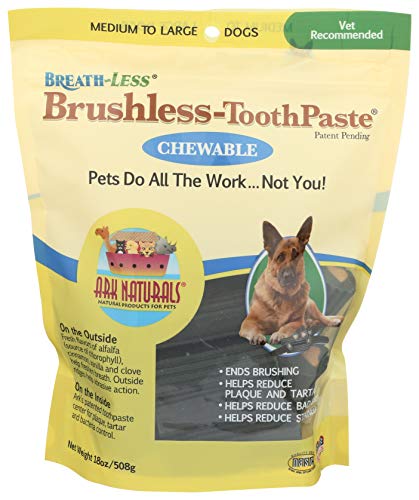 Ark Naturals Breath-less Brushless Toothpaste, Medium Breed Dogs (18 oz) - Packaging May Vary