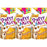 3 Bags of Friskies Party Mix Crunch Morning Munch Cat Treats, 2.1-oz ea