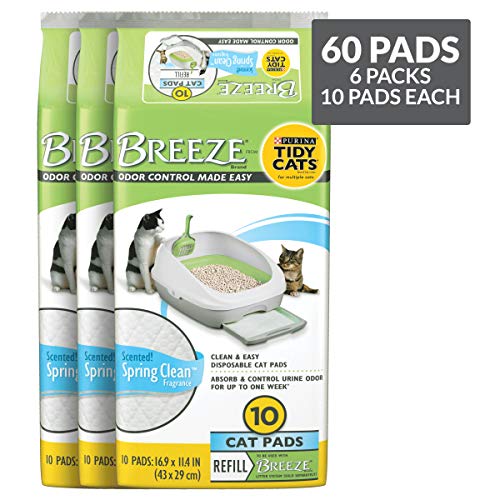 Purina Tidy Cats Breeze Spring Clean Cat Pads Refill Pack - 10-Count Pouches