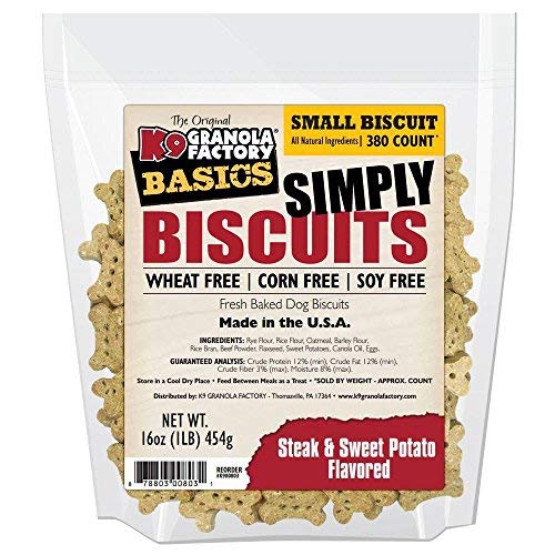 K9 Granola Factory Simply Biscuits Steak Dog Treat