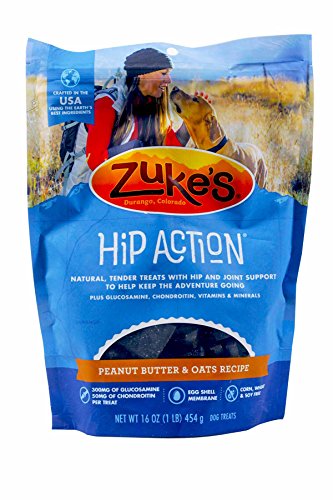 Zuke`s Hip Action Peanut Butter Formula Dog Treats - 1 lb