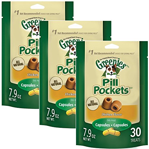 Greenies Pill Pockets Chicken Capsule Dogs 7.9 oz