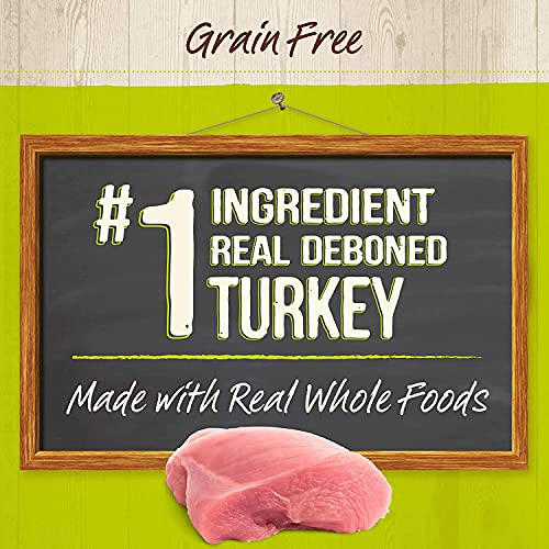 Merrick Purrfect Bistro Canned Wet Cat Food, Turkey Recipe Pâté, Grain Free Natural Cat Food with Added Vitamins & Minerals for All Life Stages, 3 OZ Can (Pack of 12)