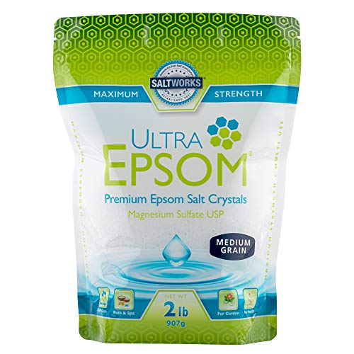 SaltWorks Ultra Epsom Premium Epsom Salt, Extra Fine Grain