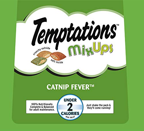 TEMPTATIONS MixUps Treats for Cats CATNIP FEVER Flavor 16 Ounces