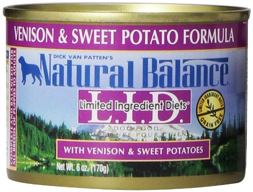 Natural Balance L.I.D. Limited Ingredient Diets Grain Free Sweet Potato & Vension Formula Wet Dog Food
