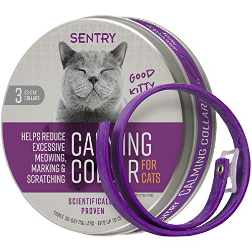 Sentry Industries Calming Collar for Cats 3Ct, Purple