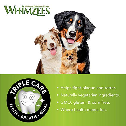 Whimzees Stix, Large, 25 Pack, Gluten Free Dog Dental Chews