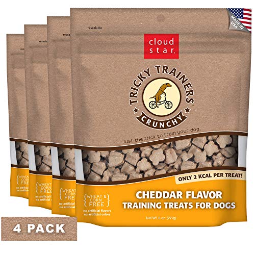 Cloud Star Crunchy Tricky Trainers, Cheddar, 8-Ounce, Pack Of 4