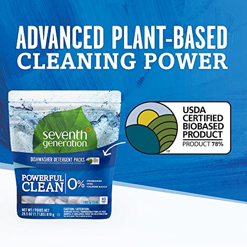 Seventh Generation Dishwasher Detergent Packs,