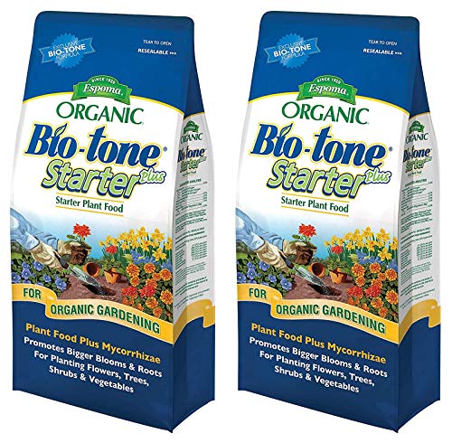 Espoma Organic Bio-Tone Starter Plus All Natural Plant Food - 4 lb Bag BTS4 (Two Pack)