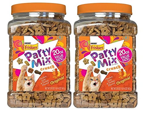 Purina Friskies Party Mix Original Crunch Cat Treats (20oz. - 2 Pack)