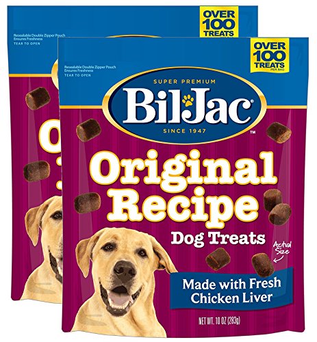 Bil-Jac Original Recipe Dog Liver Treats 10 oz, 2 Pack, Multi, 6.8 x 4 x 7.8 inches ; 1.1 pounds (319106)