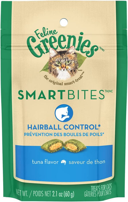 Greenies Feline SmartBites Hairball Control Tuna - 2.1 oz2