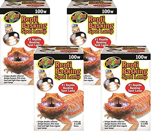 75 Watt Reptile Basking Bulb Zoo Med Repti Basking Spot Lamp 100
