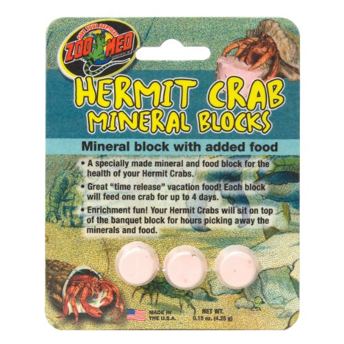 Zoo Med-Aquatrol ZM00962 Hermit Crab Mineral Blocks44; 0.04 lbs.