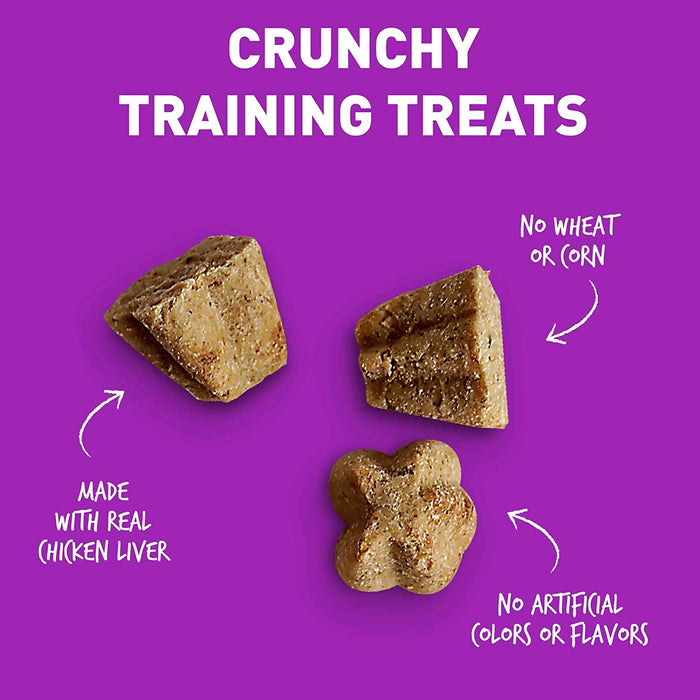 Cloud Star Tricky Trainers Crunchy, Low Calorie Training Dog Treat, Made in the USA, Wheat & Corn Free ( pack of 4 )