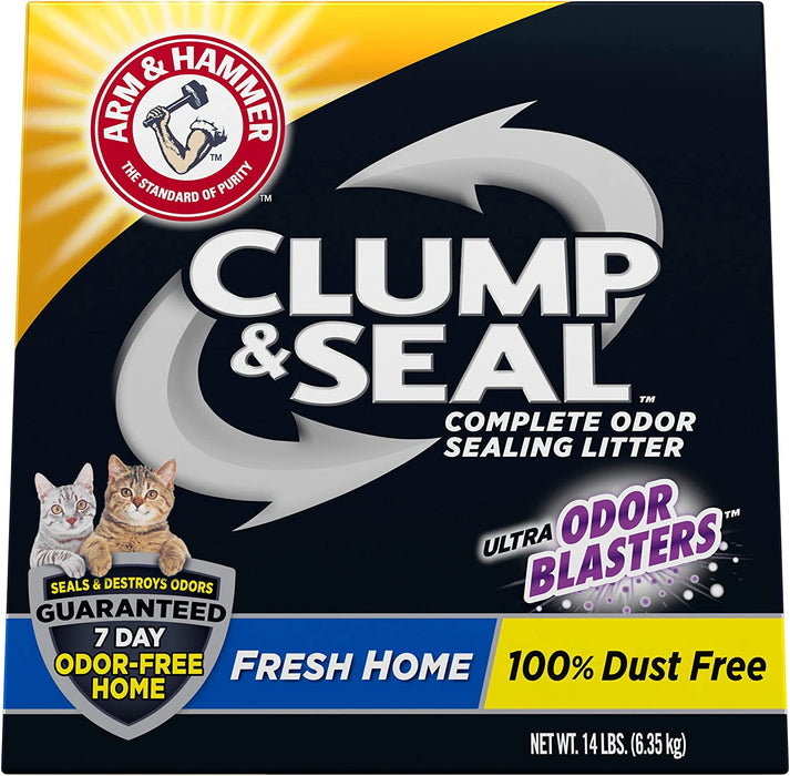 ARM & HAMMER Clump & Seal Cat Litter, Fresh Scent 14lb