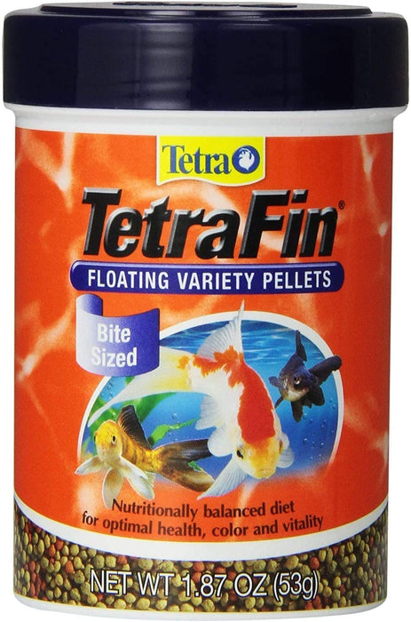 Tetra 77035 TetraFin Floating Variety Pellets, 1.87-Ounce, 185-ml (4 Pack)