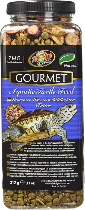 Zoo Med Gourmet Aquatic Turtle Food 12 oz - Pack of 2