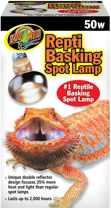 Zoo Med Repti Basking Spot Lamp Replacement Bulb 50 Watts - Pack of 3