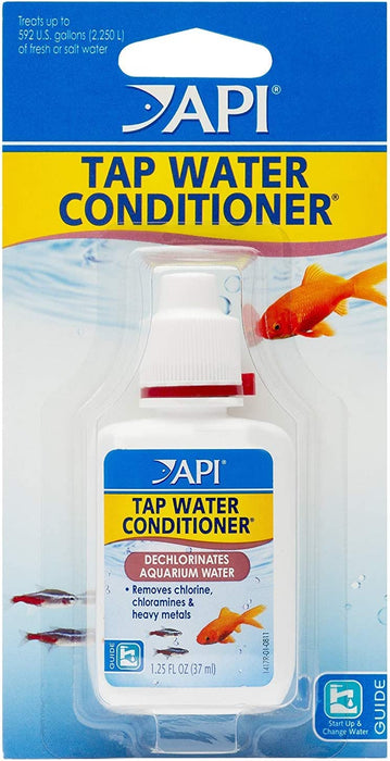 Aquarium Pharmaceuticals (4 Pack) API Tap Water Conditioner Carded Bottle 1.25 Ounce