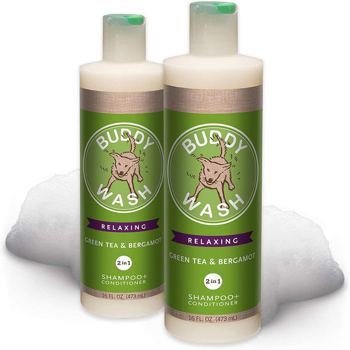 Buddy Wash Dog Shampoo & Conditioner for Dogs with Botanical Extracts and Aloe Vera