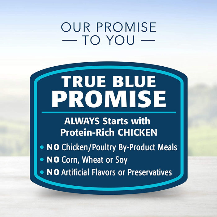 Blue Buffalo Healthy Gourmet Natural Adult Meaty Morsels Wet Cat Food Chicken 3-oz cans (Pack of 24)