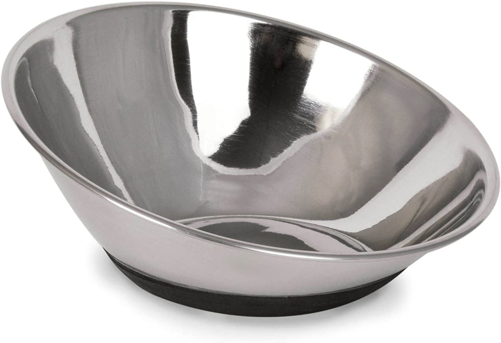 Ourpets Company 2400012856 Tilt-A-Bowl Stainless Steel, Small/2.5 Cup