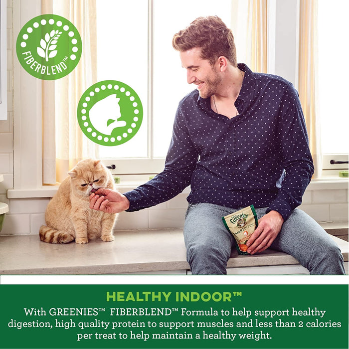 Greenies Feline SMARTBITES Healthy Indoor, Chicken and Tuna Flavors, All bag sizes
