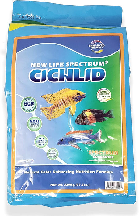 New Life Spectrum Naturox Cichlid Formula for Freshwater Fish Bag 2200g