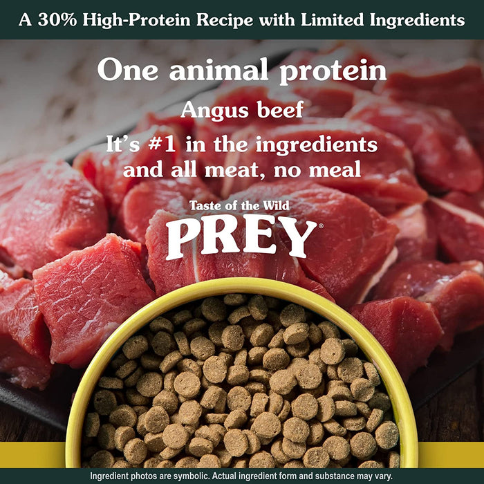 Taste of the Wild PREY Real Meat High Protein Limited Ingredient Dry Cat Food Grain-Free Recipe Made with Premium Real Ingredients That Provide High Amounts of Protein, Antioxidants and Probiotics