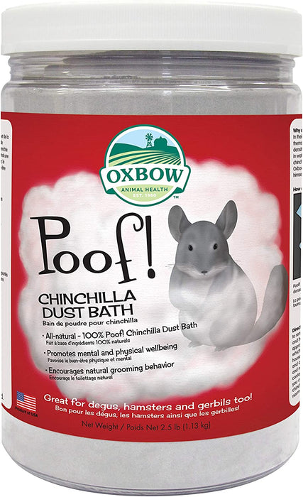 Oxbow Poof! Blue Cloud Chinchilla Dust